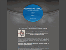 Tablet Screenshot of fingerprinting-nm.com